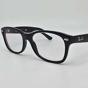 Ray-Ban RB1528 3542 New Wayfarer Junior Polished Black Kid Eyeglasses Frame 48mm